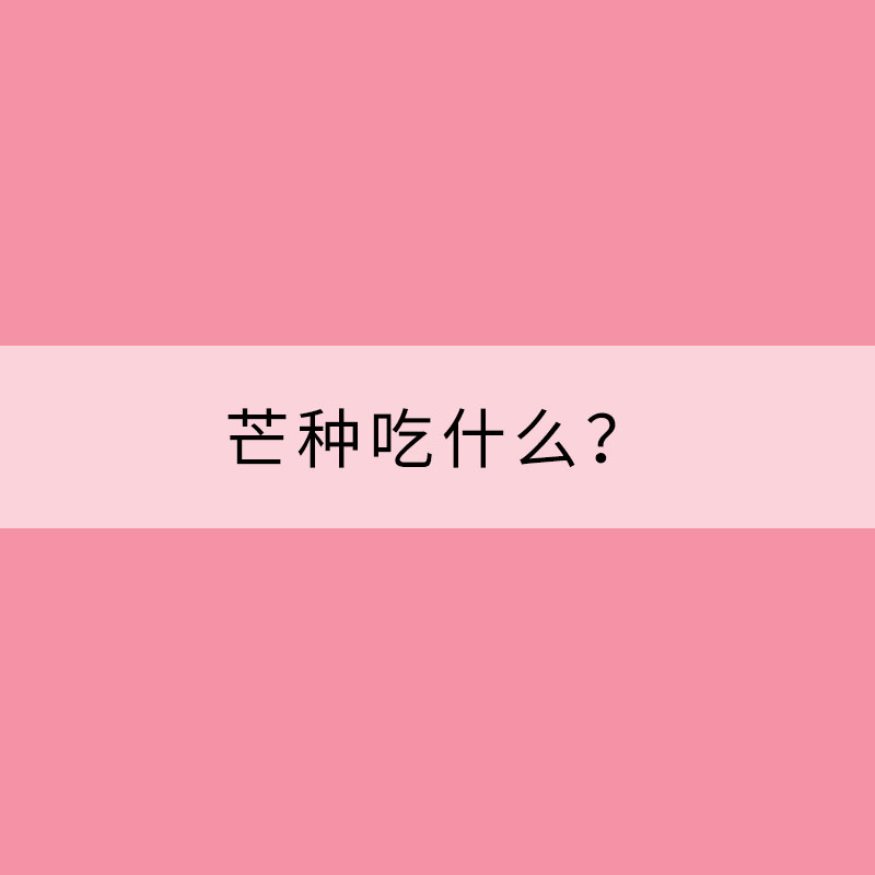 芒種吃什么？這里有“三寶”